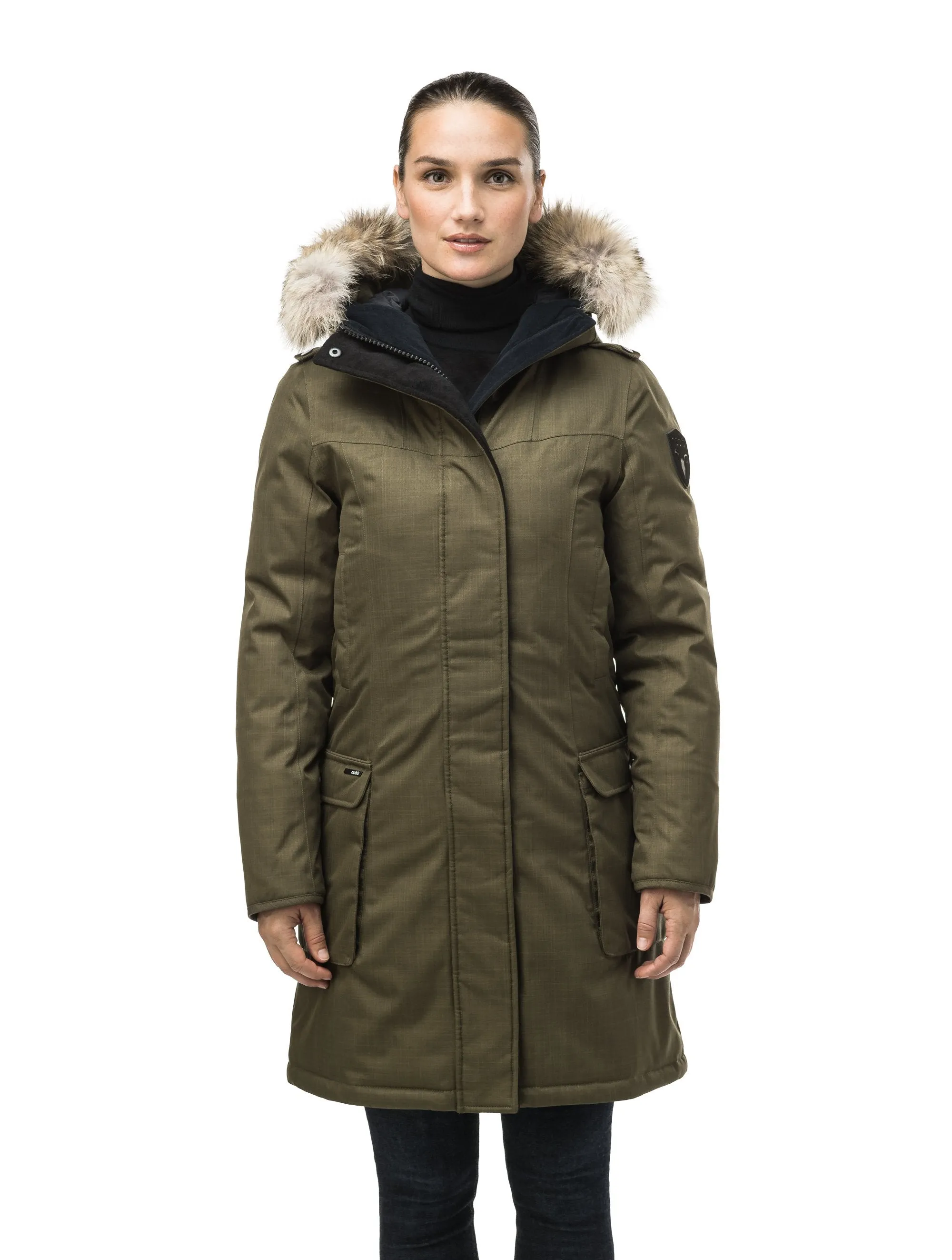 Abby Women's Thigh Length Parka