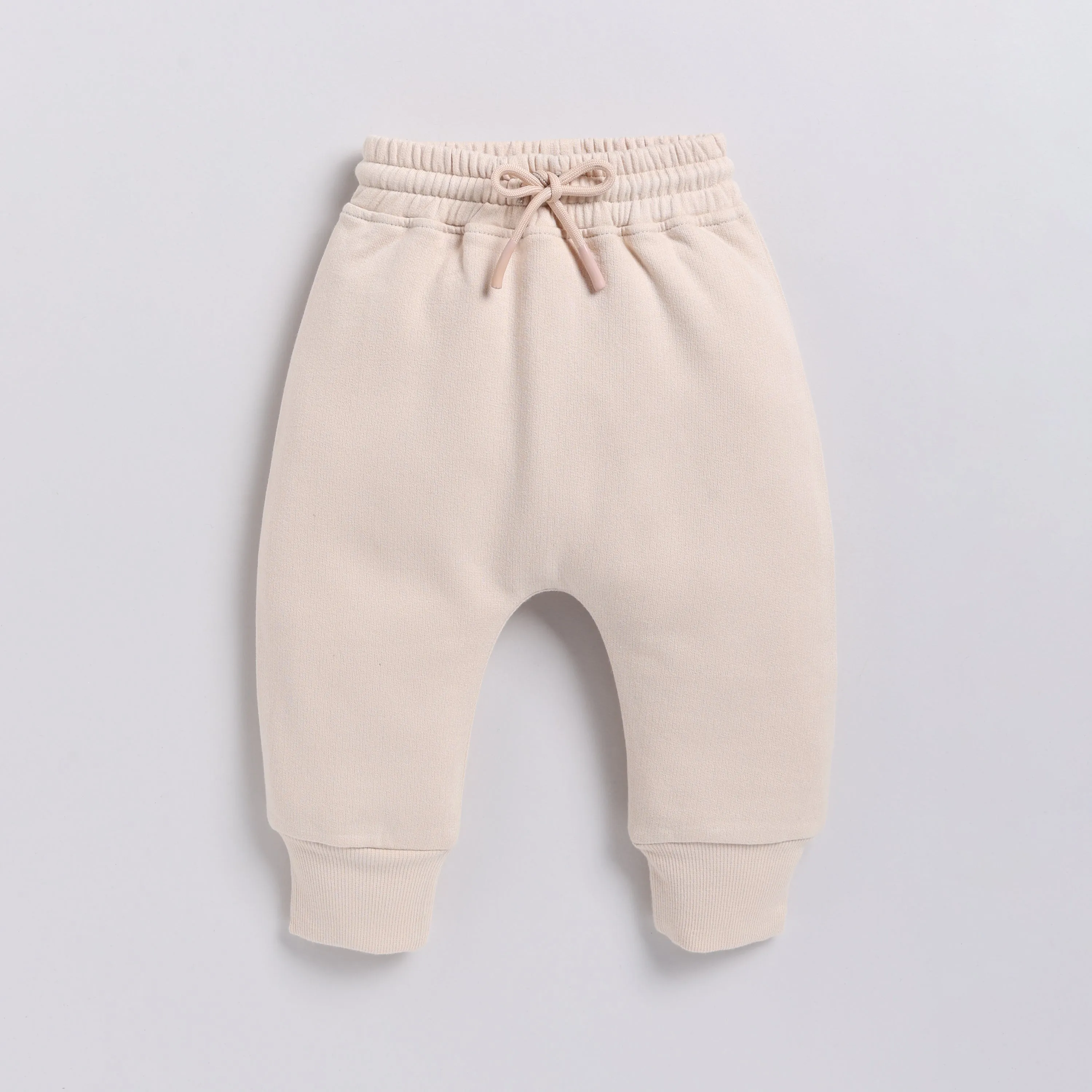 Almond Organic Fleece Hoodie & Jogger Set