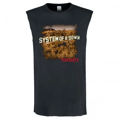 Amplified Mens Toxicity Systems Of A Down Sleeveless Tank Top