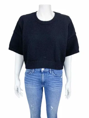 Banana Republic Women's Dolman Cropped Sweater Black Size L with Tags