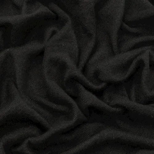 Basic Black Soft Tissue Stretch Jersey Knit Fabric