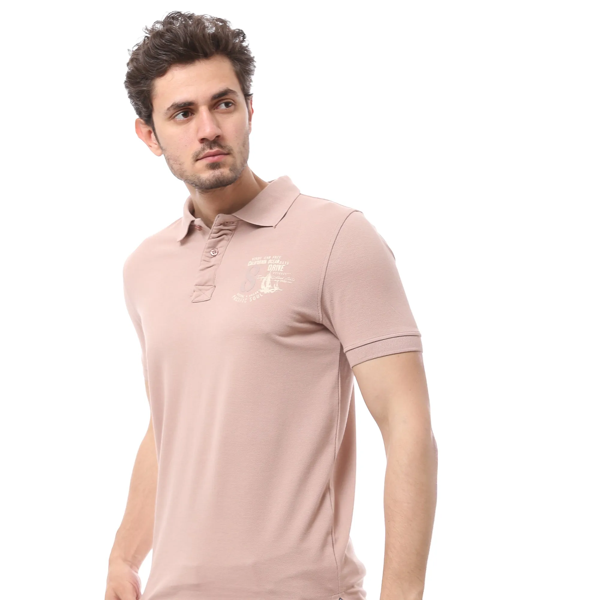 Classic Cotton Polo T-Shirt For Men - Kashmier