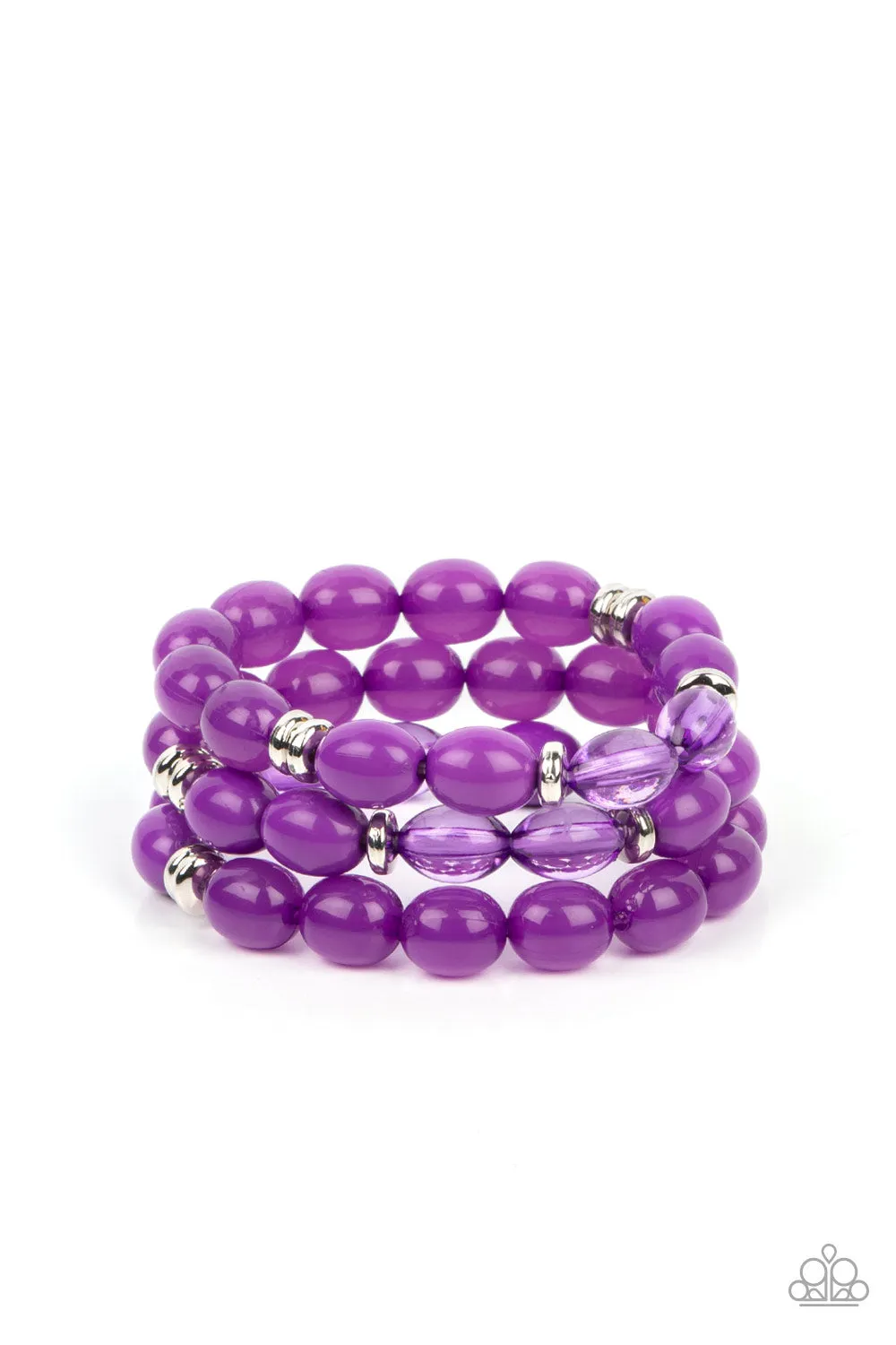 Coastal Coastin - Purple Paparazzi Bracelet