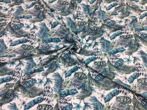 COTTON POPLIN JUNGLE PRINT 58" Wide