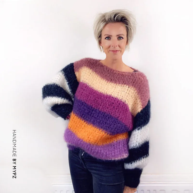 Crochet Kit – MYPZ Big Mohair Pullover Roxy (ENG-NL)