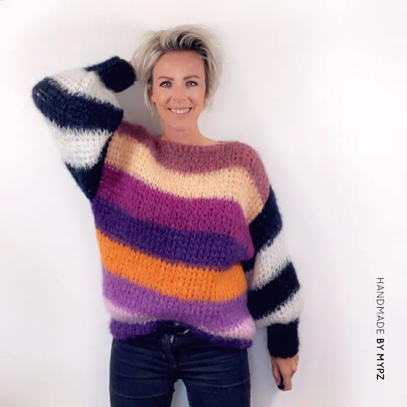 Crochet Kit – MYPZ Big Mohair Pullover Roxy (ENG-NL)