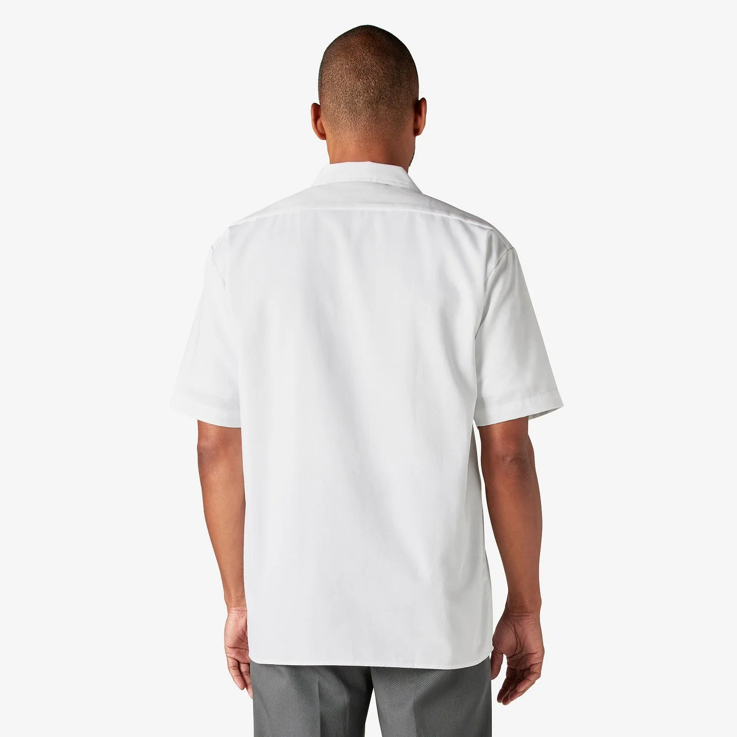 Dickies Men's Short Sleeve Work Shirt_White