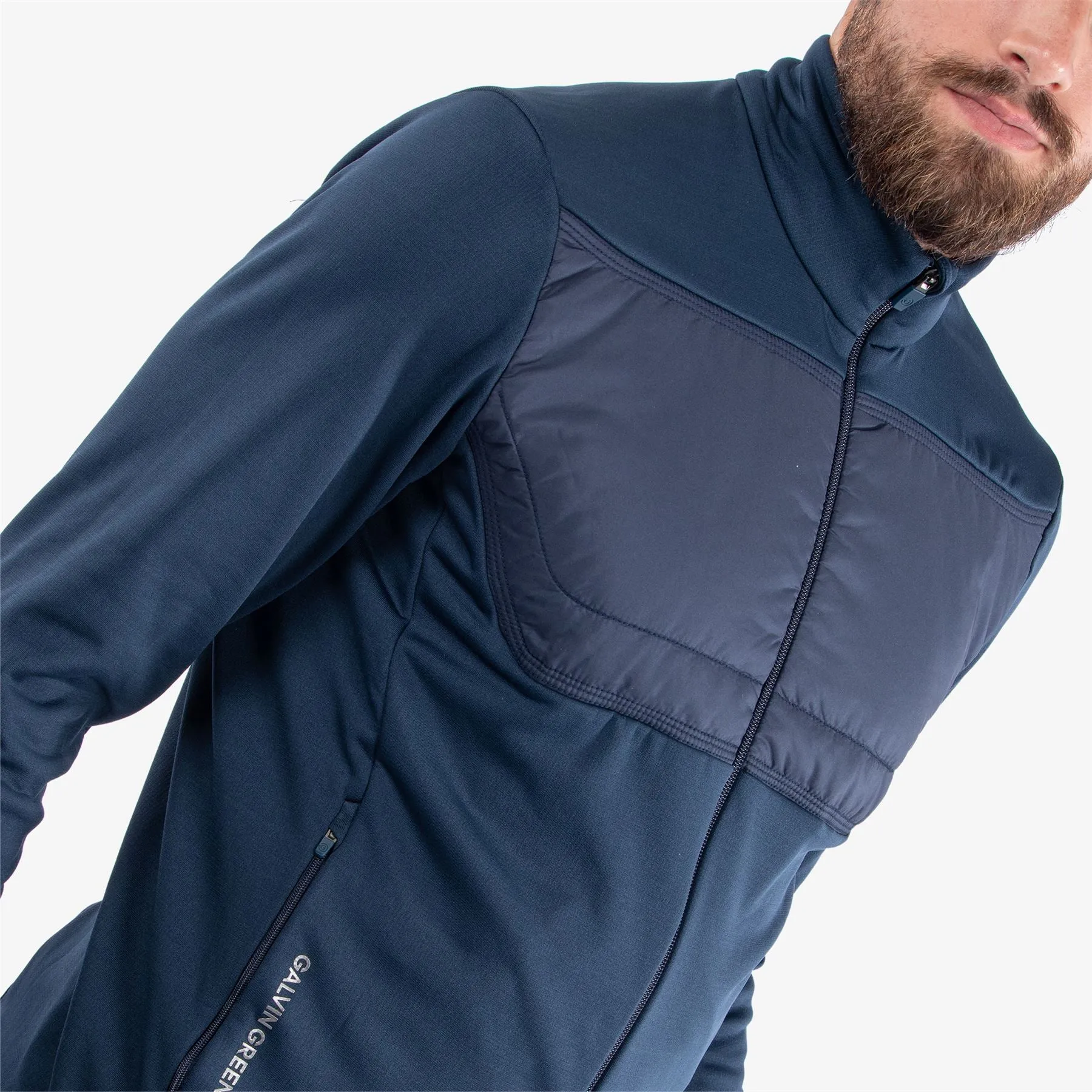 Dylan Insula Full Zip Hybrid Jacket Navy - AW24