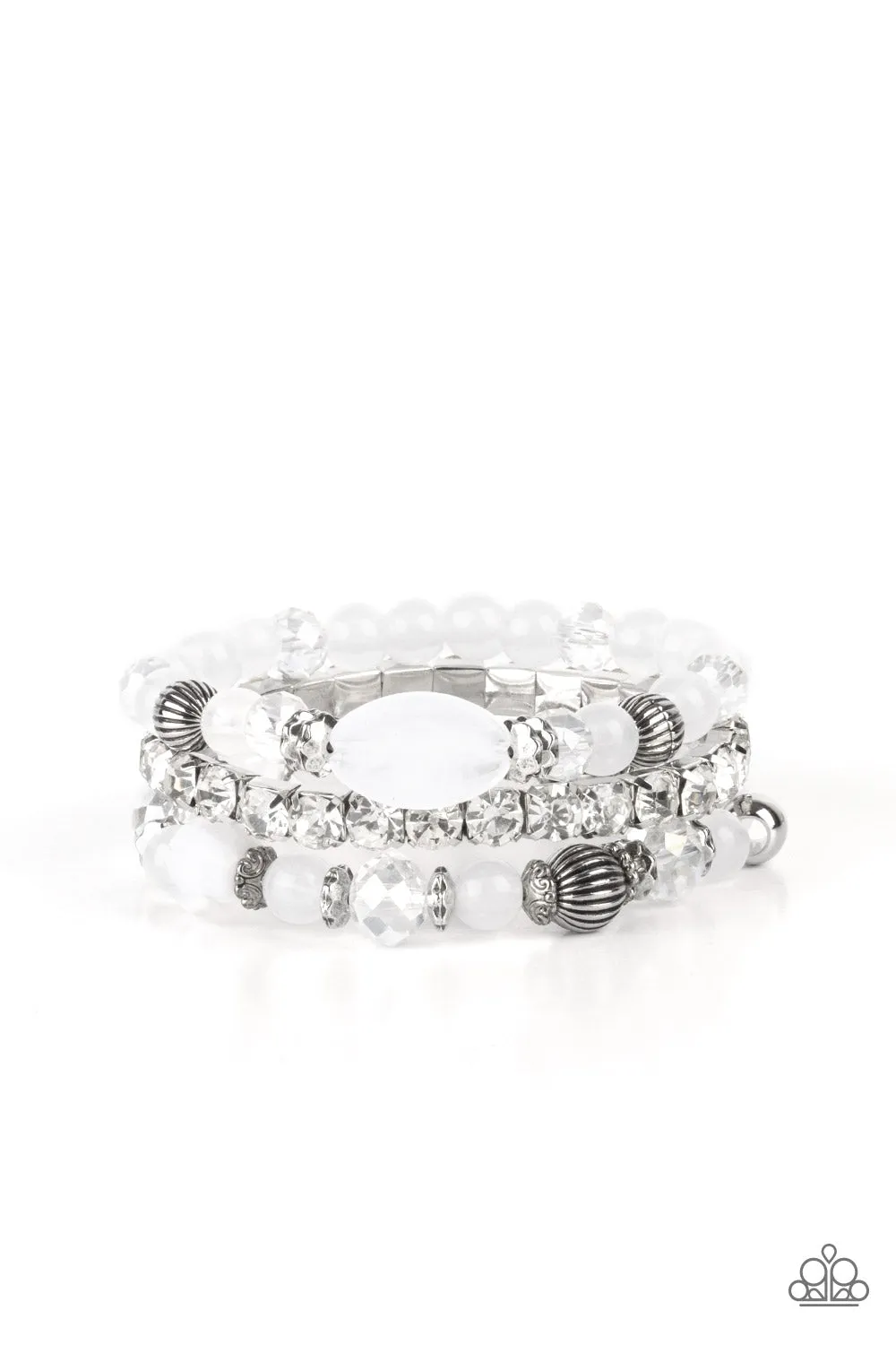 Ethereal Etiquette White-Bracelet