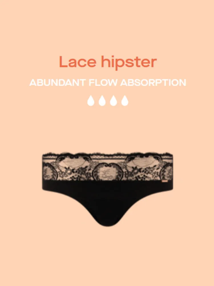 Hipster Lace Period Pants