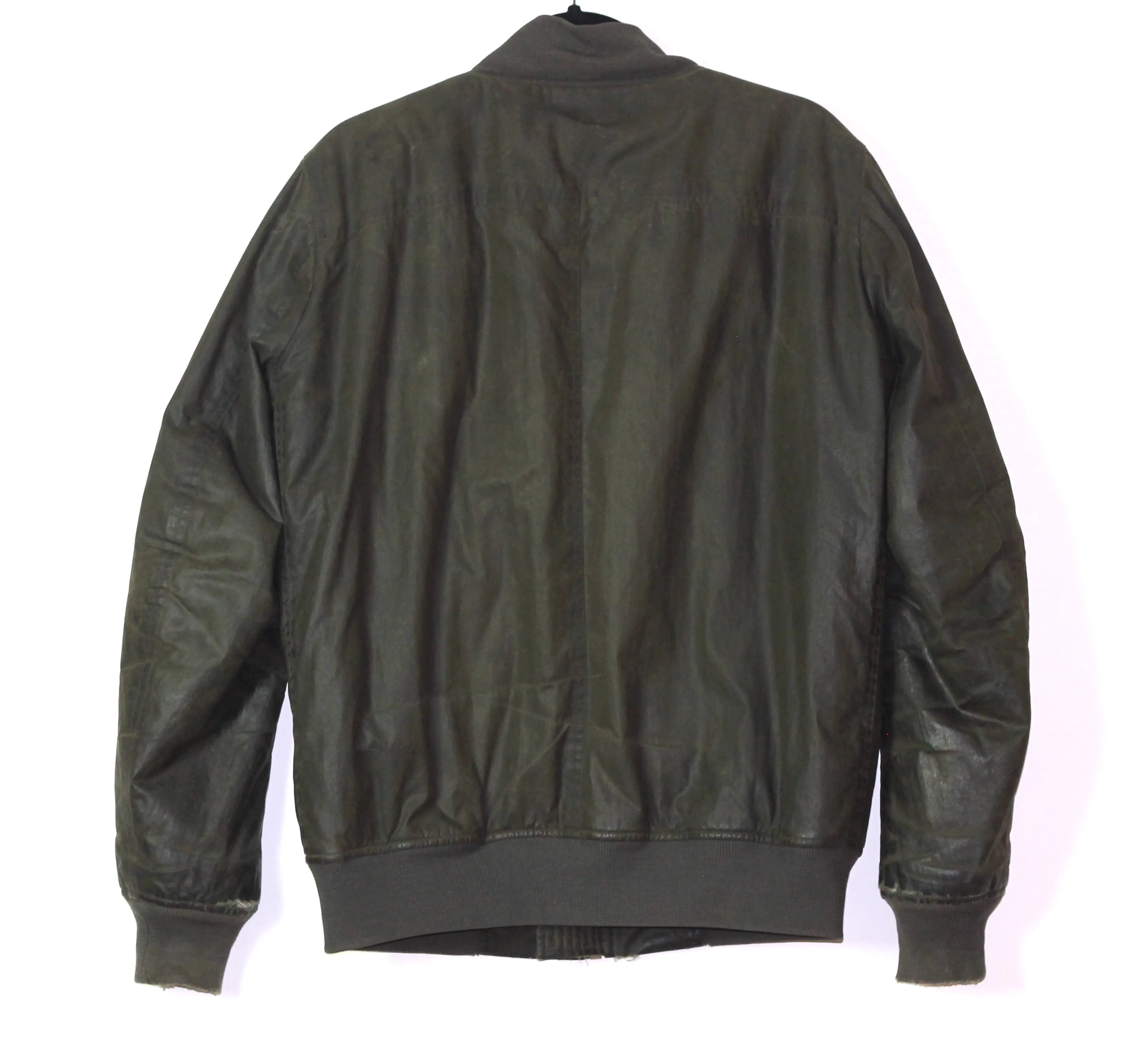 INQUIRE Rick Owens Wax coated bomber A/W2010 Medium