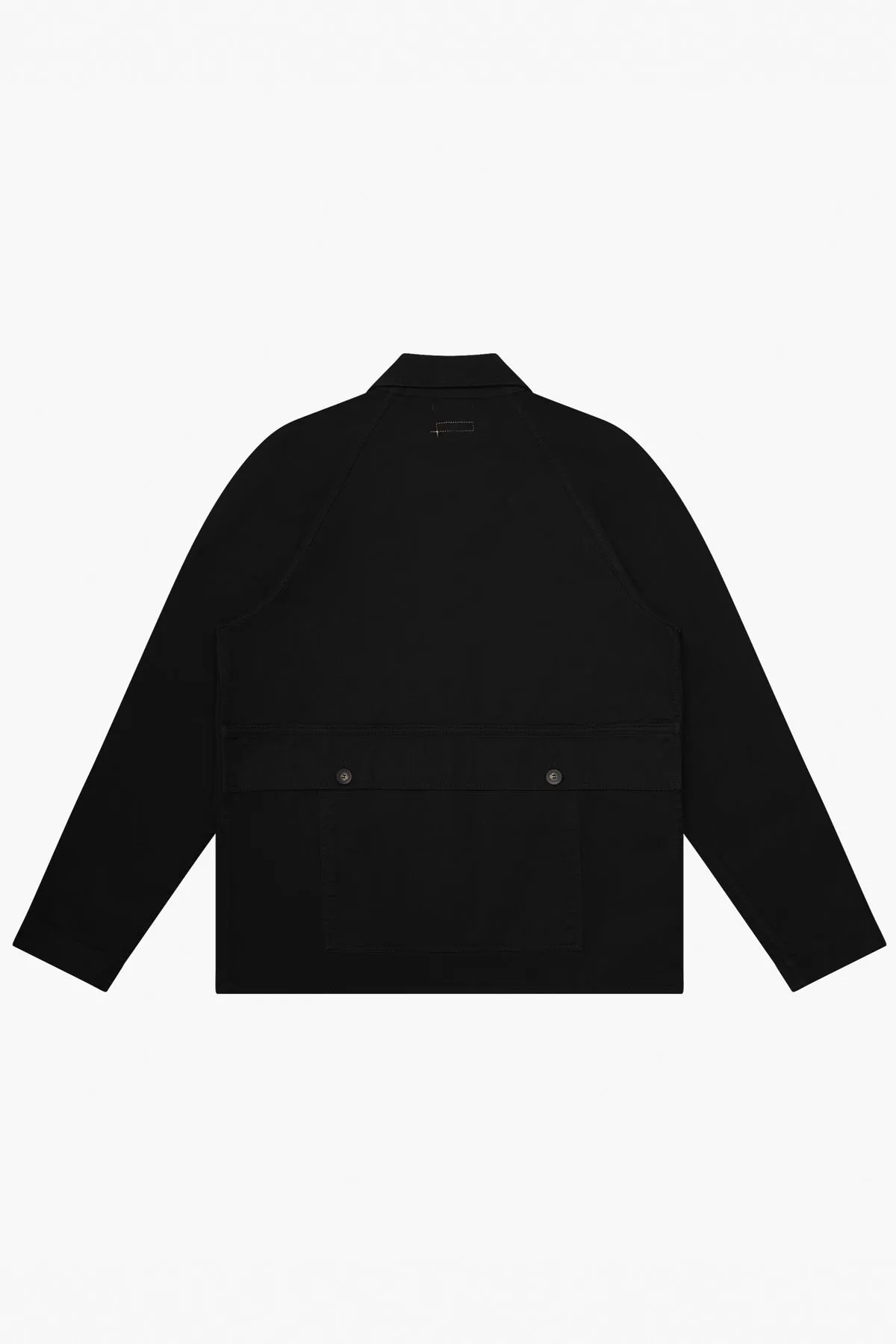 Knickerbocker - Heavy Twill Raglan Hunting Jacket in Black