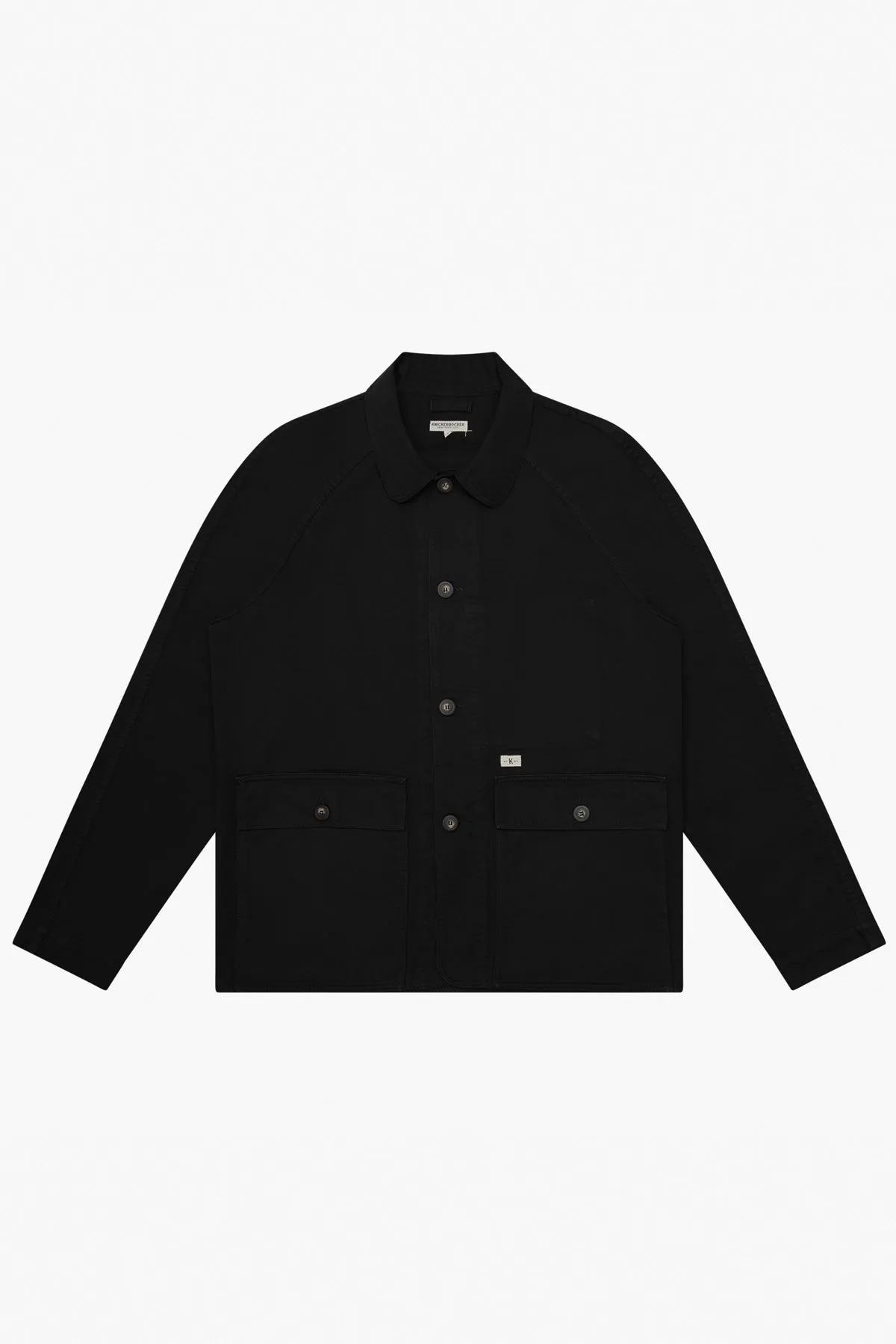 Knickerbocker - Heavy Twill Raglan Hunting Jacket in Black