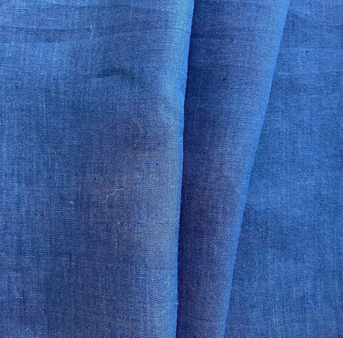 Light-Weight Bright Indigo Linen (Made in Poland)