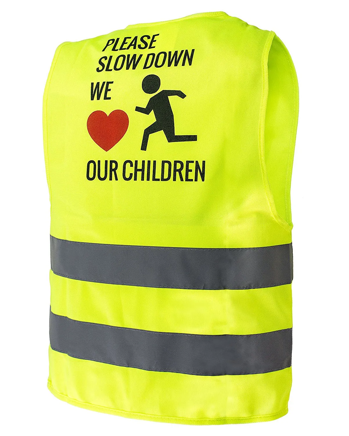 RK Safety Hi Vis Kids Safety Vest - Lime