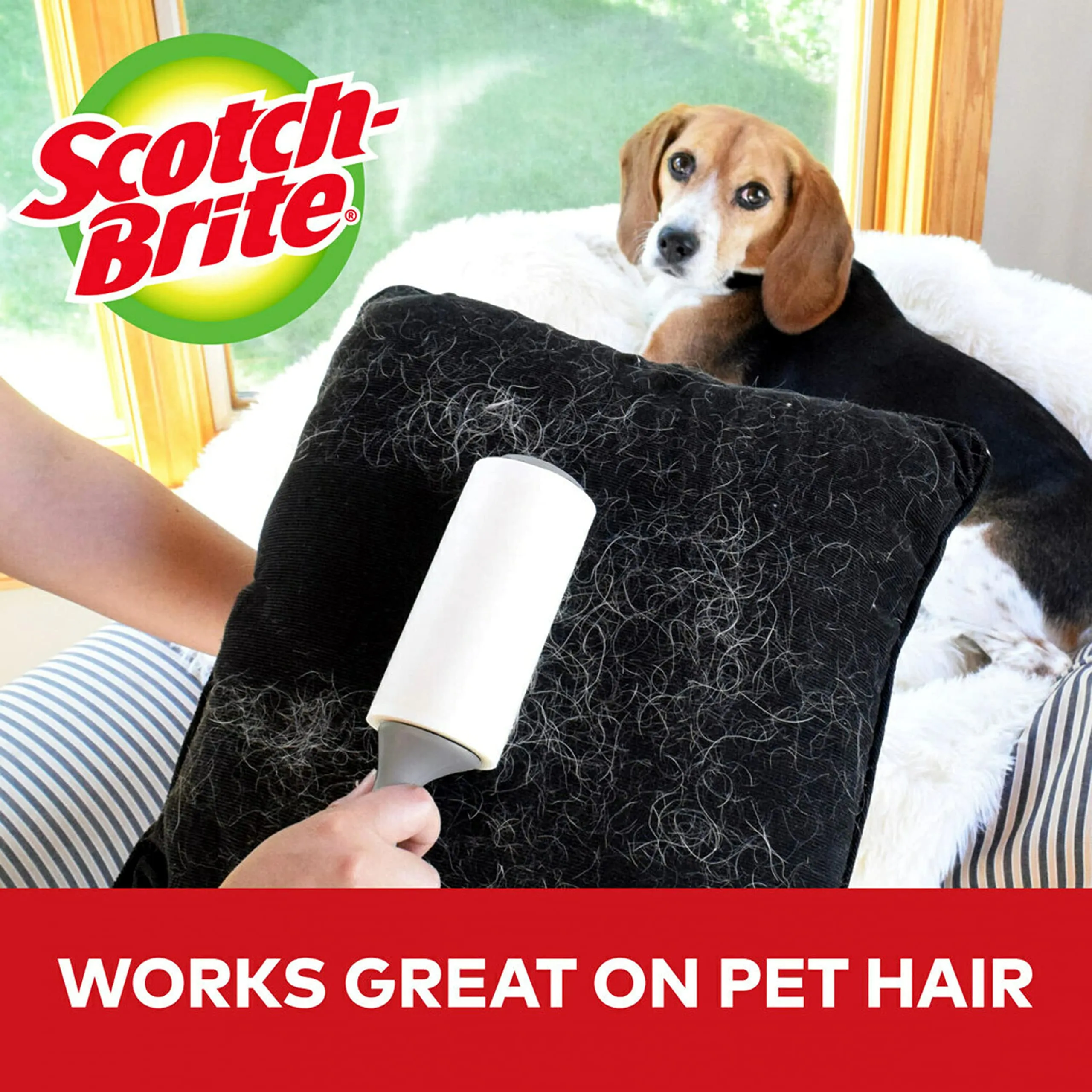 Scotch-Brite Pet Hair, Lint & Fuzz Roller 95 sheets