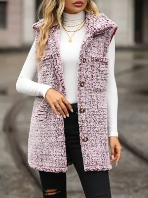 Snuggle Season Button Down Vest