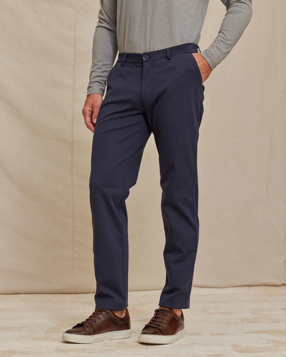 The Voyager - Performance Chino - Navy