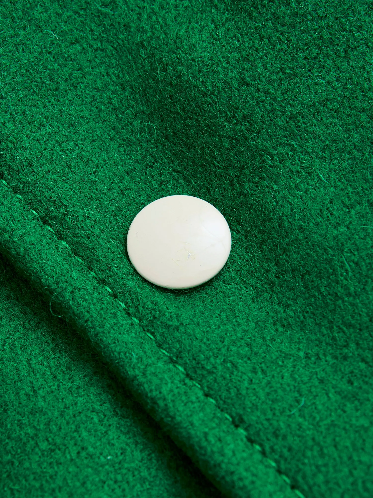 Varsity Jacket in Kelly Green Milk