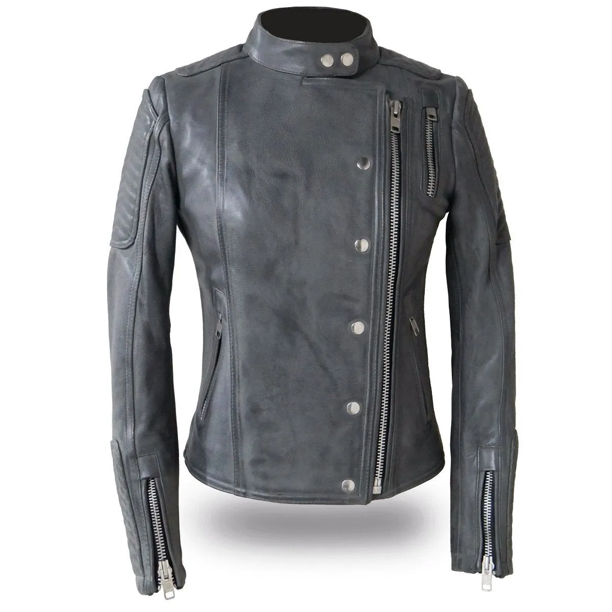 Warrior Princess - Women's Leather Motorcycle Jacket