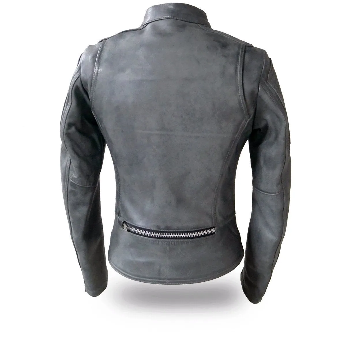 Warrior Princess - Women's Leather Motorcycle Jacket