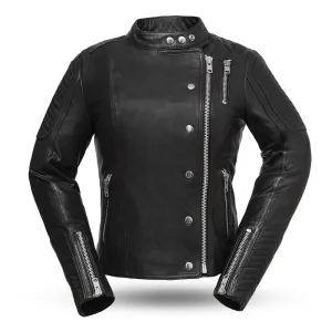 Warrior Princess - Women's Leather Motorcycle Jacket