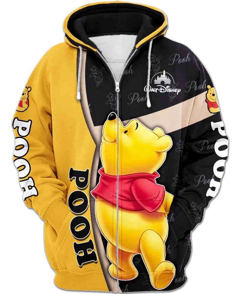 Winnie The Pooh Zip Up Hoodie