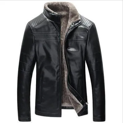 Winter Jacket, Men's Leather Jacket, Slim Fit