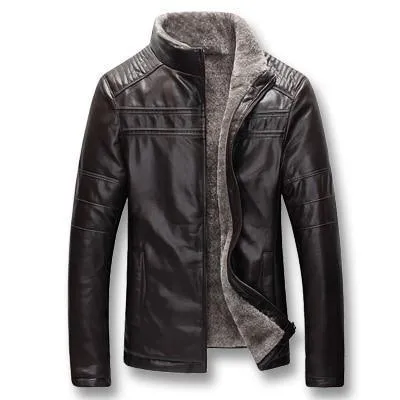 Winter Jacket, Men's Leather Jacket, Slim Fit