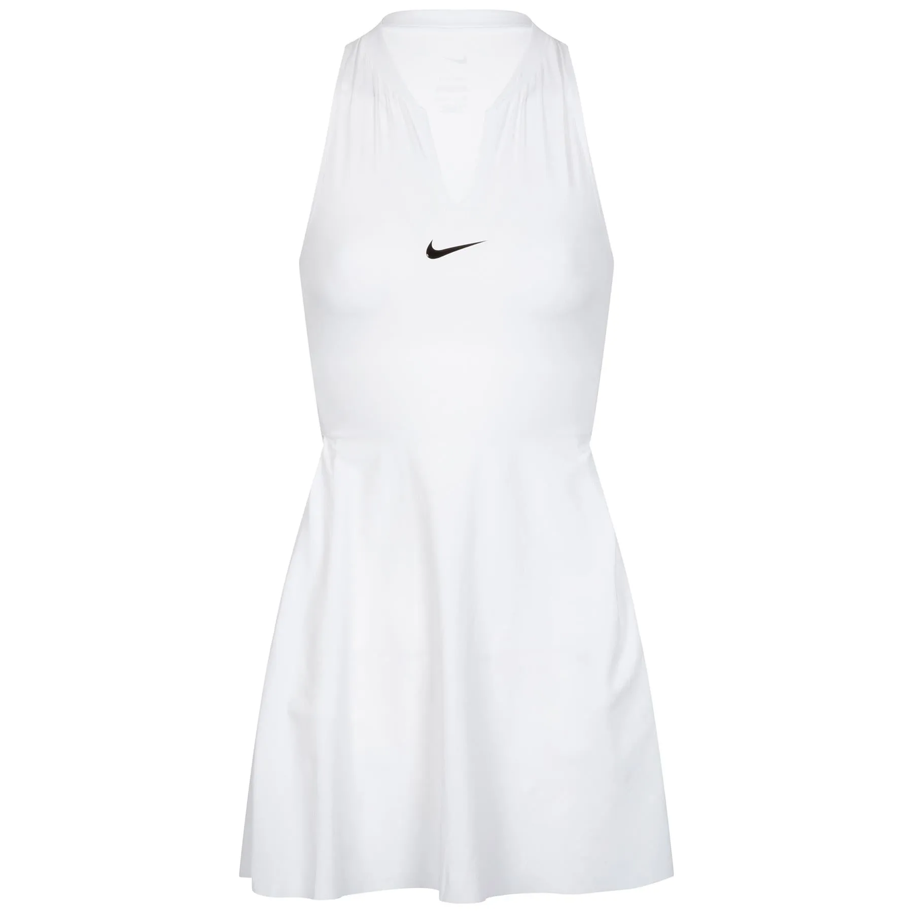 Womens Dri-FIT Advantage Dress White/Black - AW23