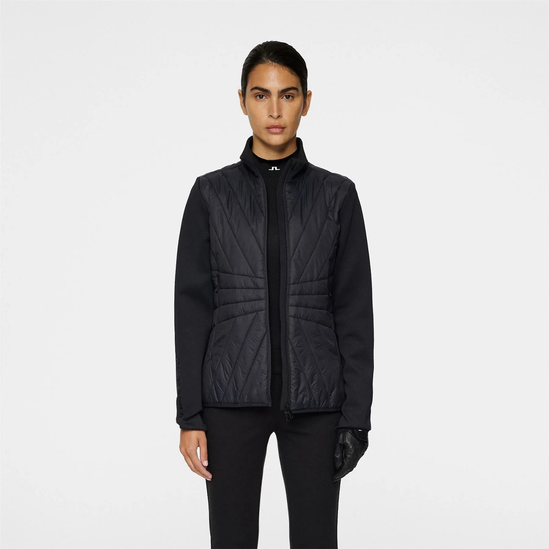 Womens Holma Quilt Hybrid Jacket Black - AW24