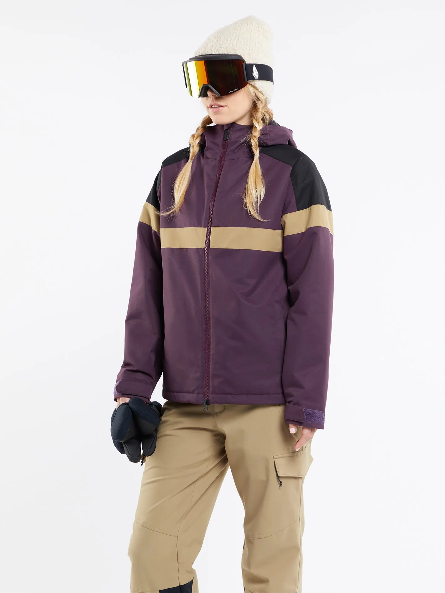 Womens Lindy Insulated Jacket - Blackberry